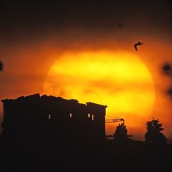 Sunrise over the Parthenon