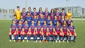 FC Barcelona Women Shine With Young Talents