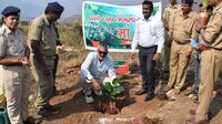 SS Rajamouli and Mahesh Babu plant trees at Odisha`s highest peak