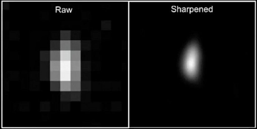 New Horizons'un Ultima Thule'ye ait ilk fotoğrafları...