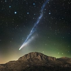 Comet Lemmon's Wandering Tail