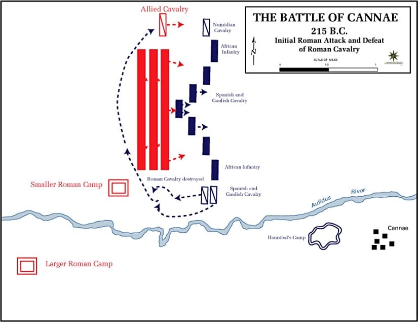 Cannaen Savaşı Ordu Konuşlandırma