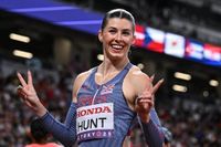 World Athletics Championships live: Hodgkinson and Lyles star, Hunt wins 200m silver