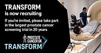 Prostate Cancer UK and NHS team up on 'once-in-a-generation' trial