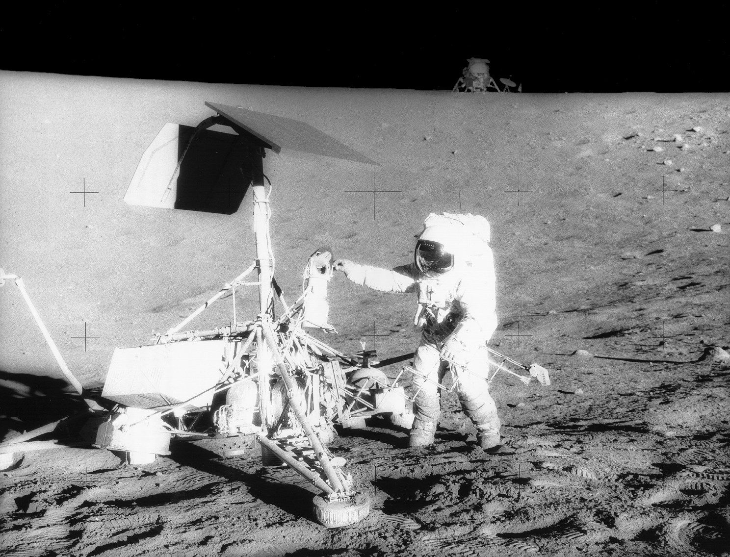 Apollo 12 Visits Surveyor 3