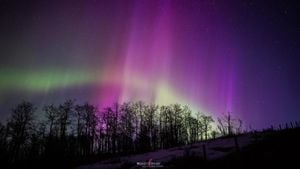 Solar Flares Ignite Aurora Show Across The U.S.