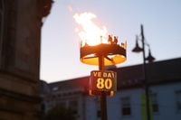 Coleraine crowds join towns and villages around the UK for VE Day 80 commemoration and beacon lighting ceremony on 8th May 2025 | Causeway Coast & Glens Borough Council
