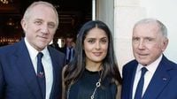 Salma Hayek celebrates her father-in-law’s 89th with a loving message in French