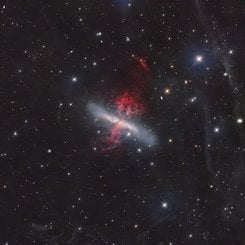 M82: Süper Rüzgârlı Yıldız Patlaması Gökadası