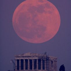 Parthenon Moon