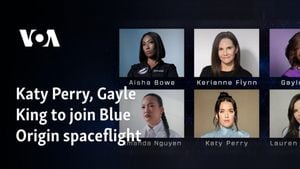 Katy Perry Joins All-Female Crew For Historic Spaceflight