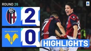 Bologna Clinches Victory Over Verona 2-1