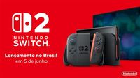 Pré-venda do Nintendo Switch 2 começa no Brasil com lançamento previsto para junho