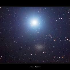 Bright Star Regulus near the Leo I Dwarf Galaxy