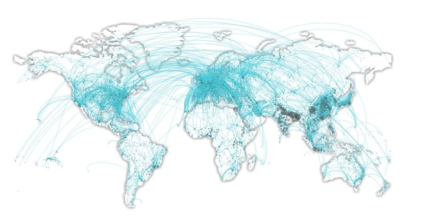 Global uzun menzilli mobilite ağı