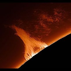Eiffel Tower Prominence on the Sun