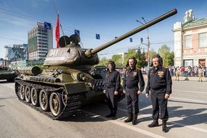 Novosibirsk Celebrates 80th Victory Parade With Military Might