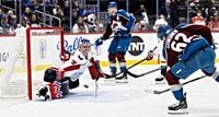 Nathan MacKinnon dazzles, records 1,100th career point in 5-2 Avalanche win over Capitals
