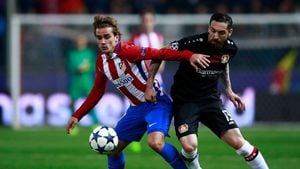 Atletico Madrid Battles Bayer Leverkusen For Champions League Glory