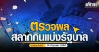 ตรวจหวย ผลสลากกินแบ่งรัฐบาล งวดประจำวันที่ 16 มิถุนายน 2568 (สด)