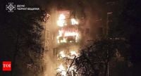 Another blackout in Ukraine: Russia fires over 300 drones, 37 missiles; disrupts power in 8 regions - The Times of India