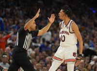 'That Was for My Island, Man': Chad Baker-Mazara Breaks Down After Auburn’s Final Four Loss | College Sports Network