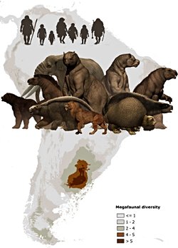 Arkeologlar, ilk insanların dev tembel hayvanlar ve diğer Buzul Çağı devleriyle beslendiğini keşfetti