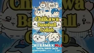 Chiikawa Collaborates With MLB Tokyo Series 2025