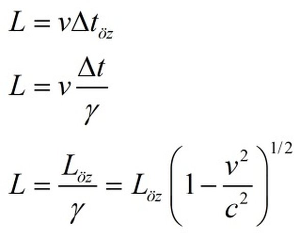 Boy kısalması formülü.