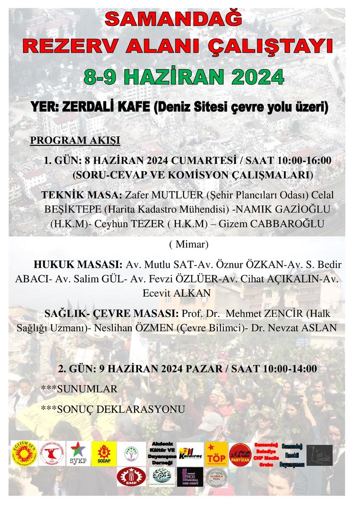 Samandağ Rezerv Alanı Çalıştayı