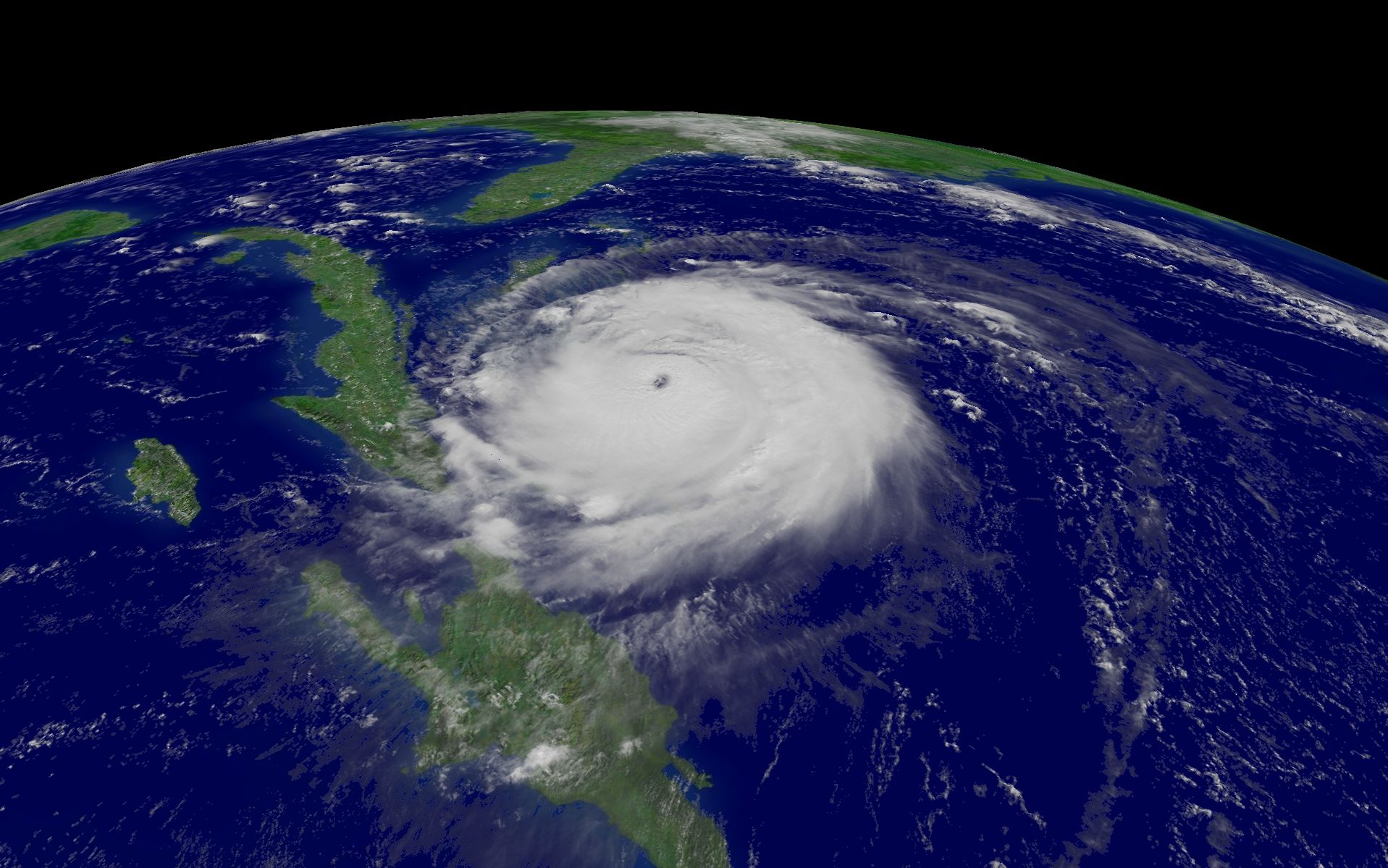 Hurricane Frances Approaches Florida