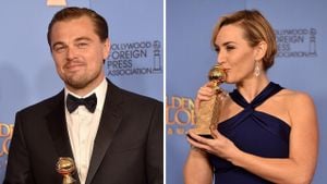 Kate Winslet And Leonardo DiCaprio Celebrate Friendship At Lee Screening