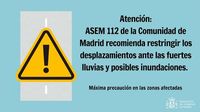 El 112 recomienda restringir los desplazamientos en toda la Comunidad de Madrid - Dream Alcalá