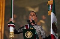 A female president leads Mexican Independence celebrations for the first time