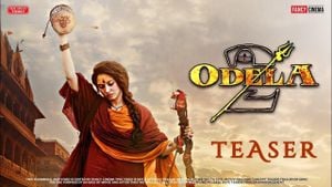 Tamannaah Launches Odela 2 Teaser At Maha Kumbh Mela