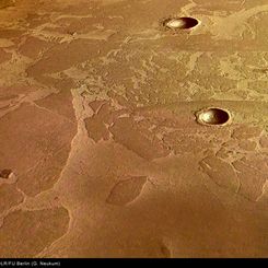 Unusual Plates on Mars