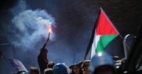 Pro-Palestinian protesters at Italy's soccer training center to oppose game vs. Israel