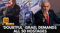 Israel-Hamas Conflict: Mass Protests Erupt in Israel, Citizens Demand Hostage Deal Now | N18G