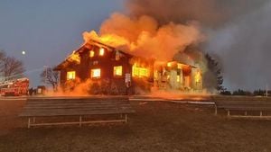 Fire Devastates Iconic Kissinger Hütte In Rhön