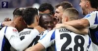 Hamburger SV zurück in Fußball-Bundesliga