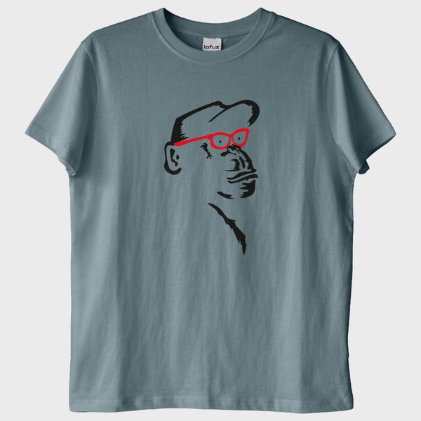 "Cool Chimp with Red Glasses" T-Shirt
