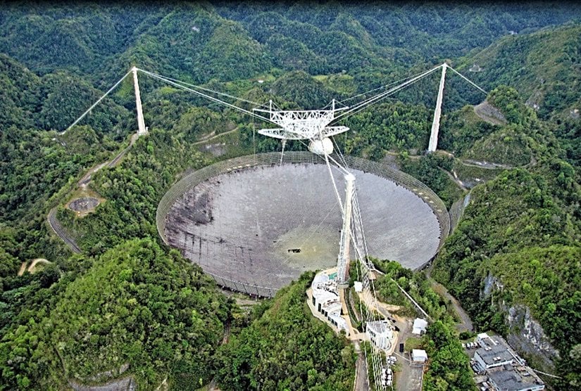 İyonosferik Isıtma Tesisi olarak da kullanılabilen Arecibo Gözlemevi