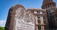Federal Judge Halts Required Classroom Display of Ten Commandments Donated to Texas Public Schools