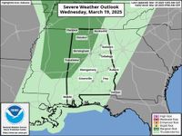 Severe weather possible today in Alabama: Cold nights ahead with lows possibly below freezing