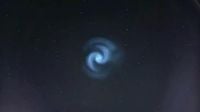 Une spirale bleue aperçue dans le ciel de certaines régions de France