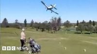 Plane makes emergency landing on Australian golf course