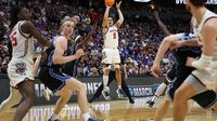 John Tonje's record-setting 37 points vs BYU in March Madness game celebrated despite the loss, social media reactions