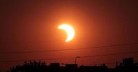 Partial solar eclipse visible across eastern Canada Saturday morning