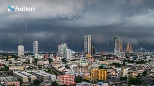 Severe Thunderstorms Forecasted Across Thailand Today