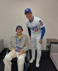 大谷翔平、インスタに長嶋茂雄氏との“胸熱”2ショット　ファンは感涙「レジェンドとレジェンドの共演」「新たなるONですね！」：山陽新聞デジタル｜さんデジ